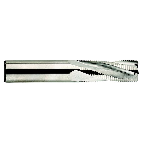 Gs Tooling 3/8" Diameter x 3/8" Shank 4-Flute Regular Length Roughing Yellow Series Carbide End Mills 102160